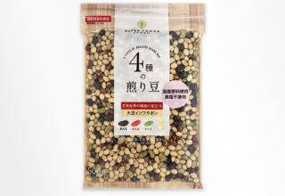 国産4種の煎り豆500g